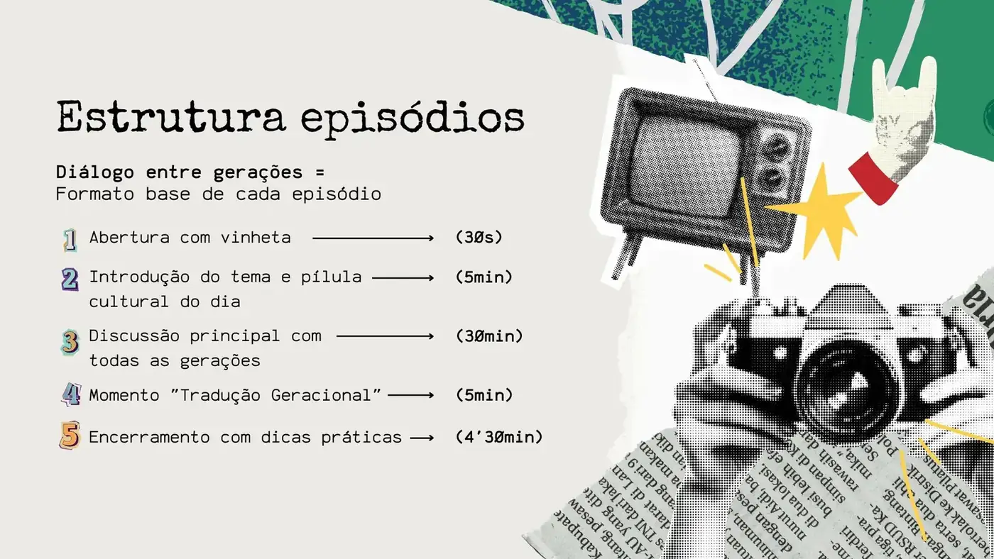 Página da apresentação do Entre a Gens