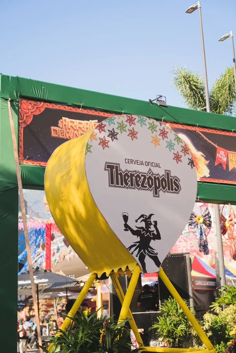 Balão da Therezópolis, cerveja oficial do arraiá